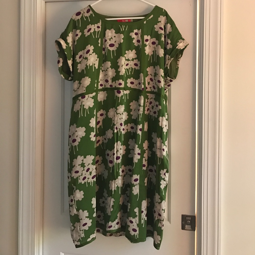 Boden silk dress