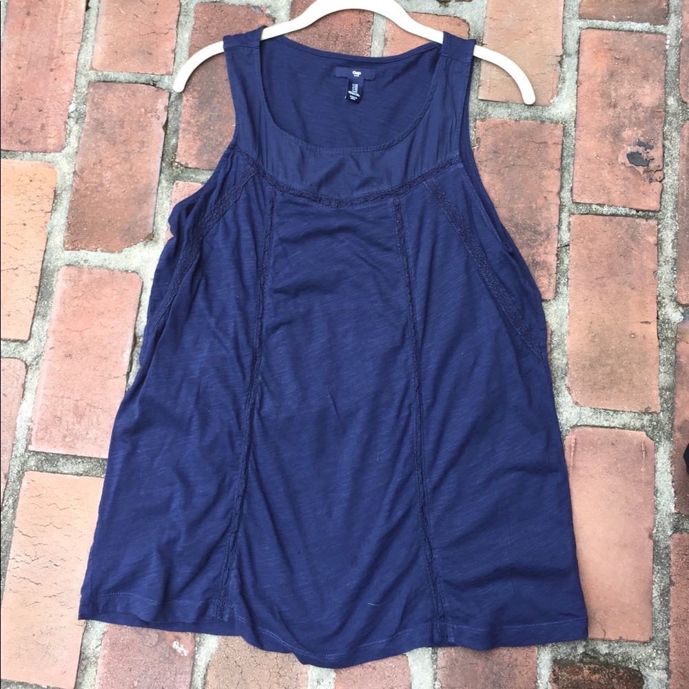 Navy Blue Gap Tank Top
