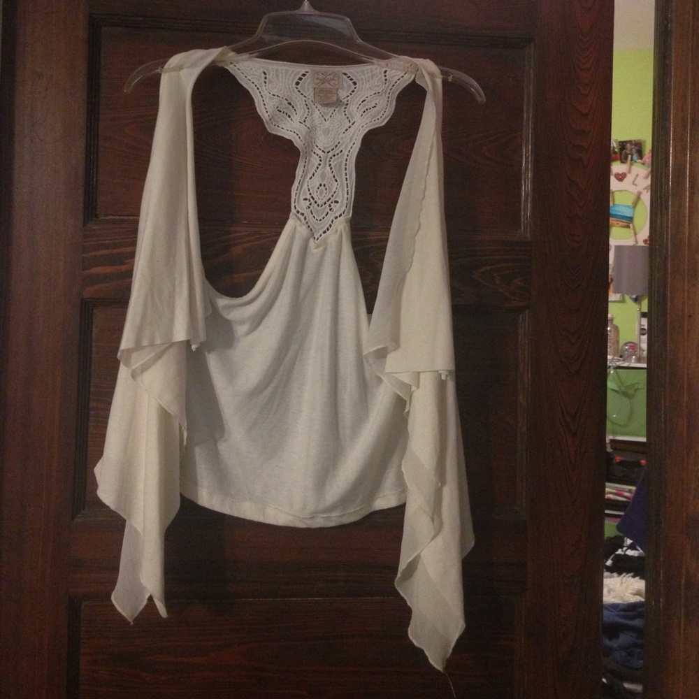 White over shirt vest small
