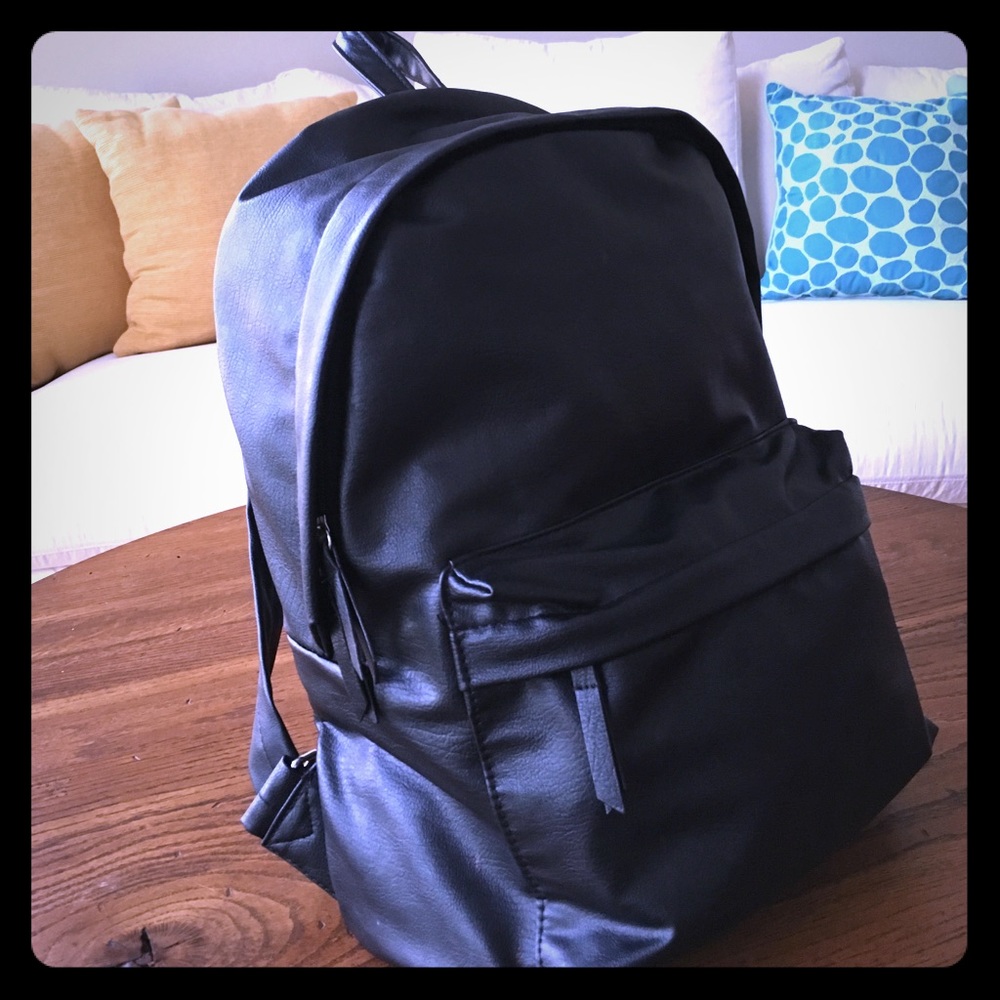 H & M faux leather backpack