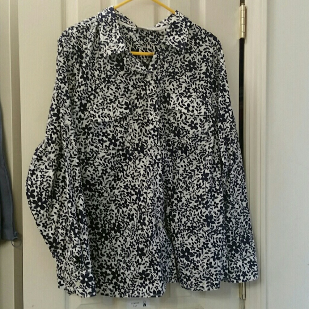 LL Bean long sleeve button down