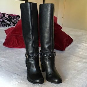 "Banana Republic" tall leather boots.