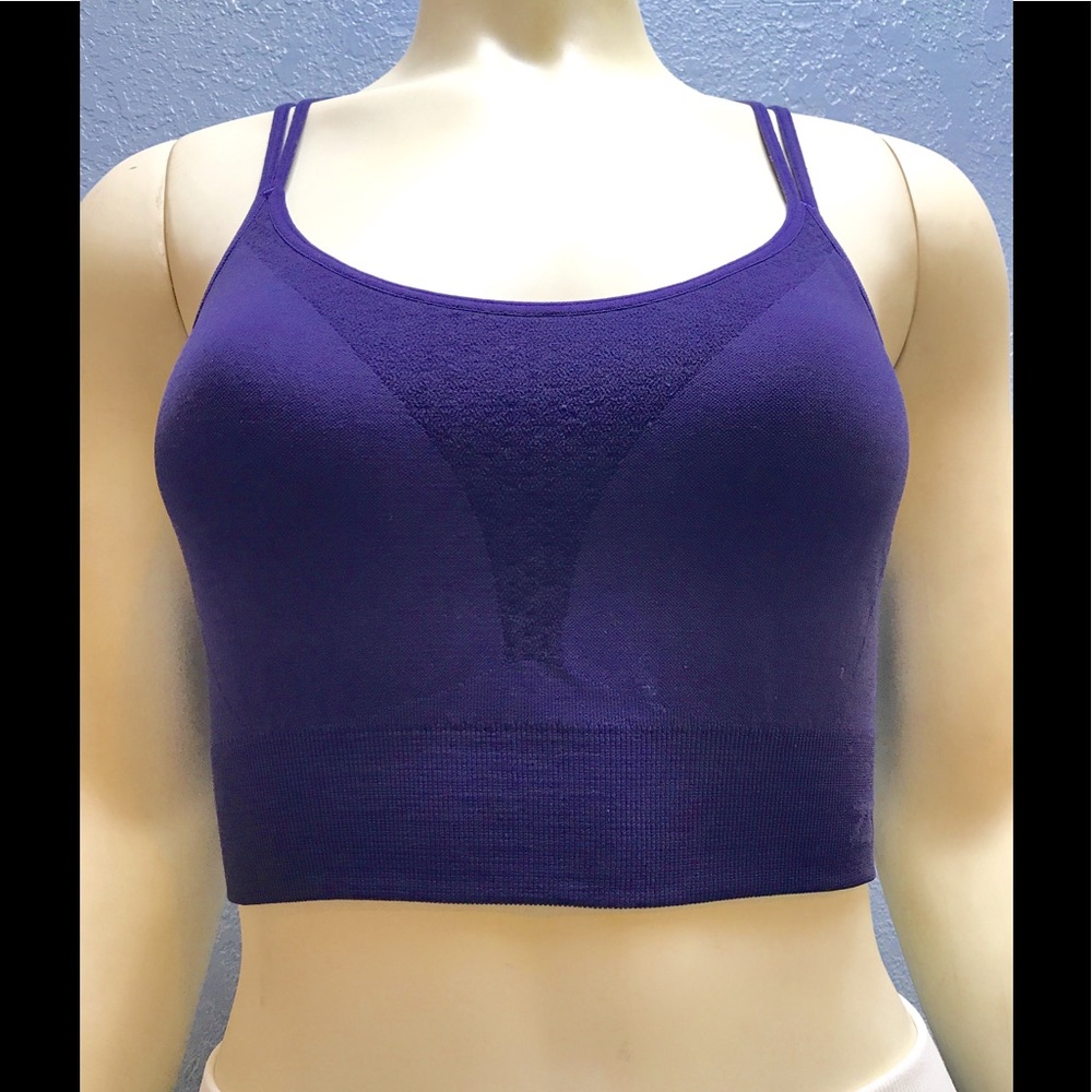 Zensah Sports Purple Bra