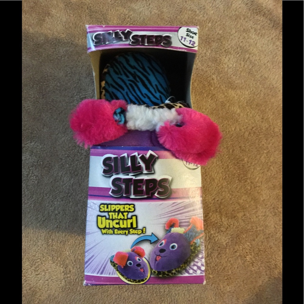 Girls Silly Steps Slippers