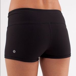 lululemon reversible spandex shorts