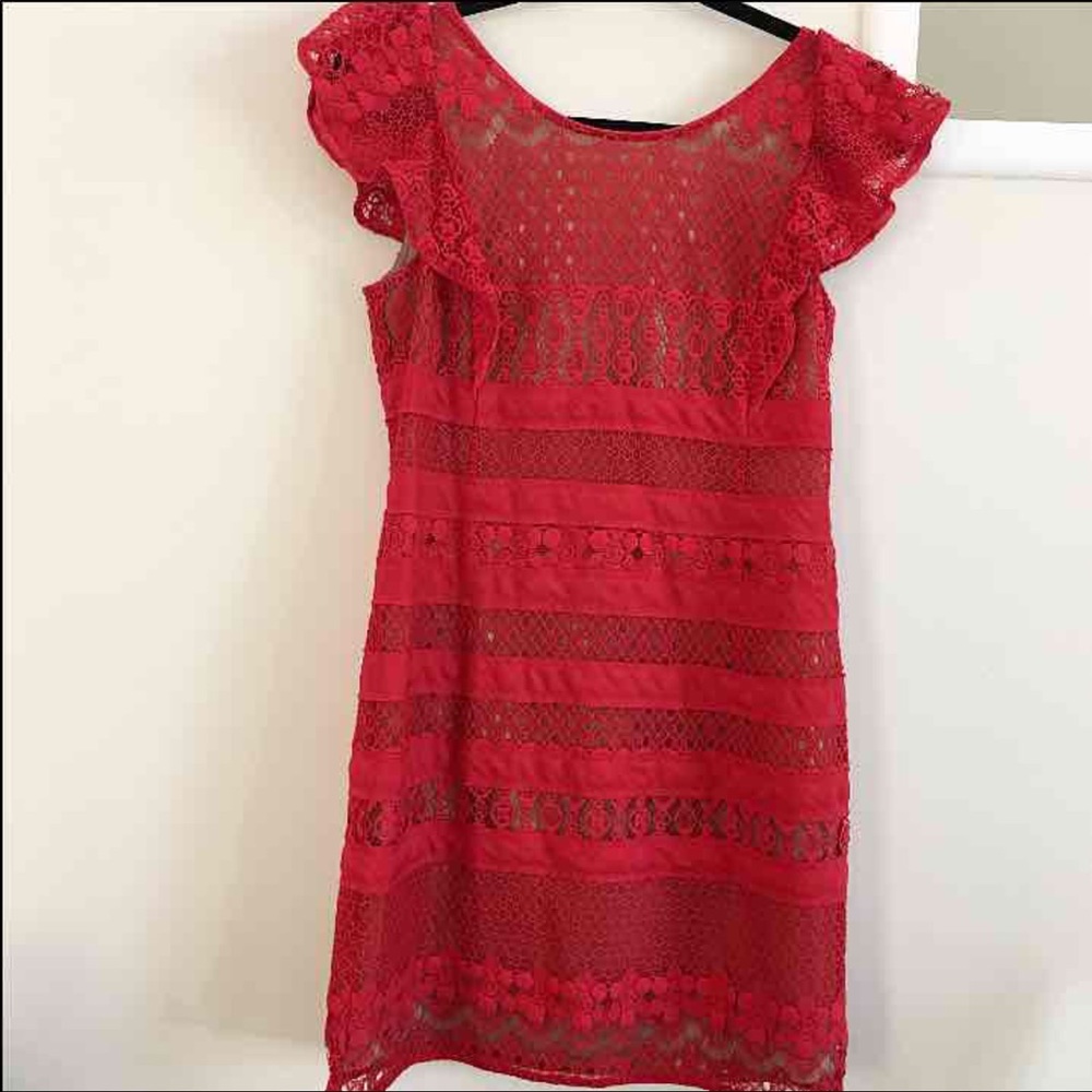 Bcbg lace dress