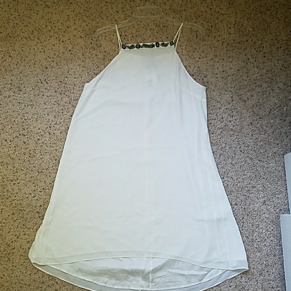 White flowy dress