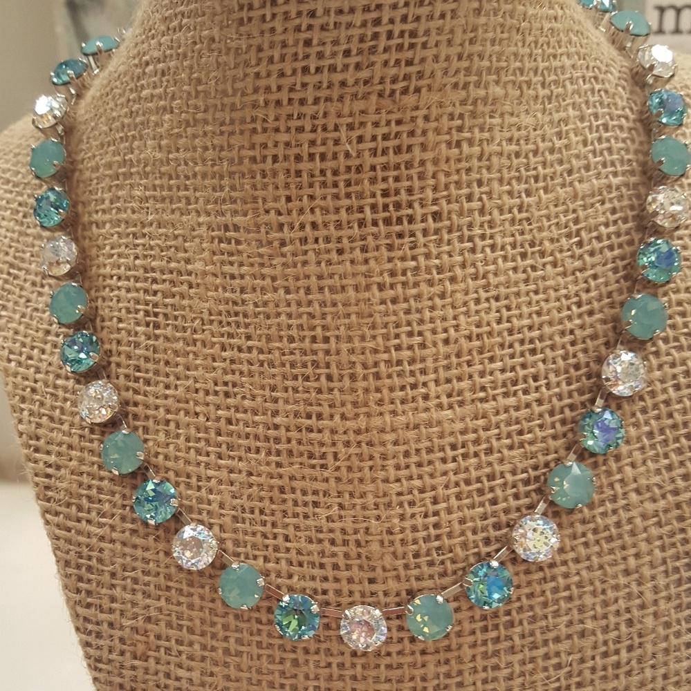 8mm Swarovski stone necklace
