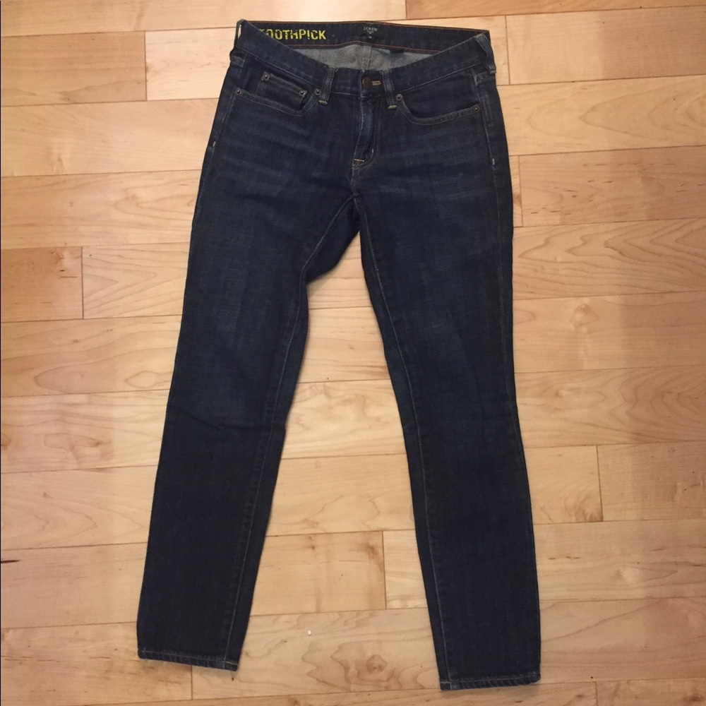 J. Crew toothpick jeans, size 26