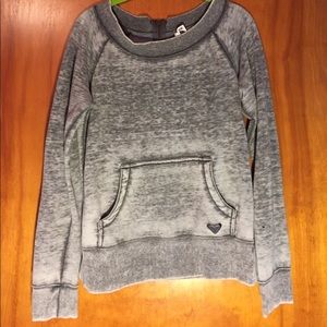 Gray Roxy sweatshirt