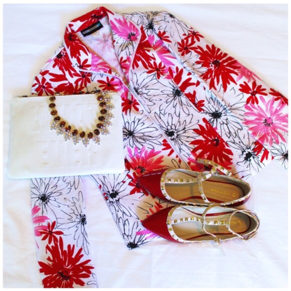 Summer Love floral blazer