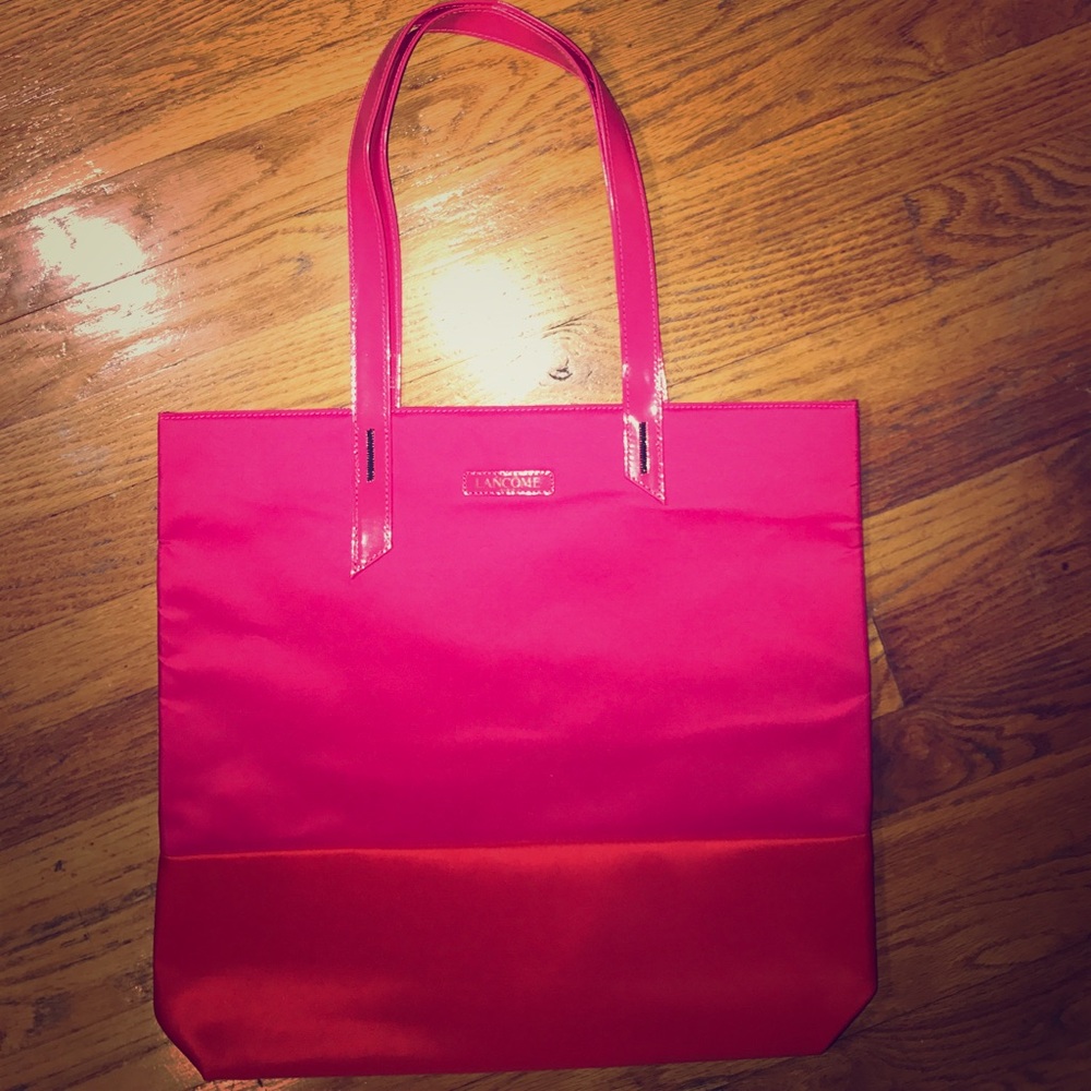 Lancôme Pink and Orange tote