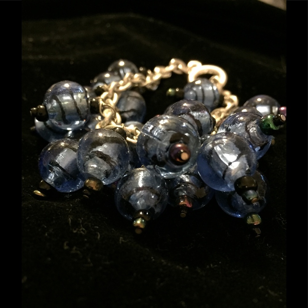 🟡 5/30 Gorgeous Lampwork Glass Beaded Bracelet