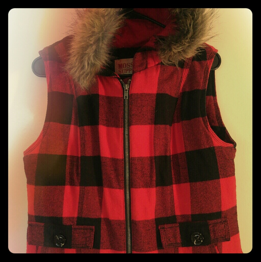 Plaid vest