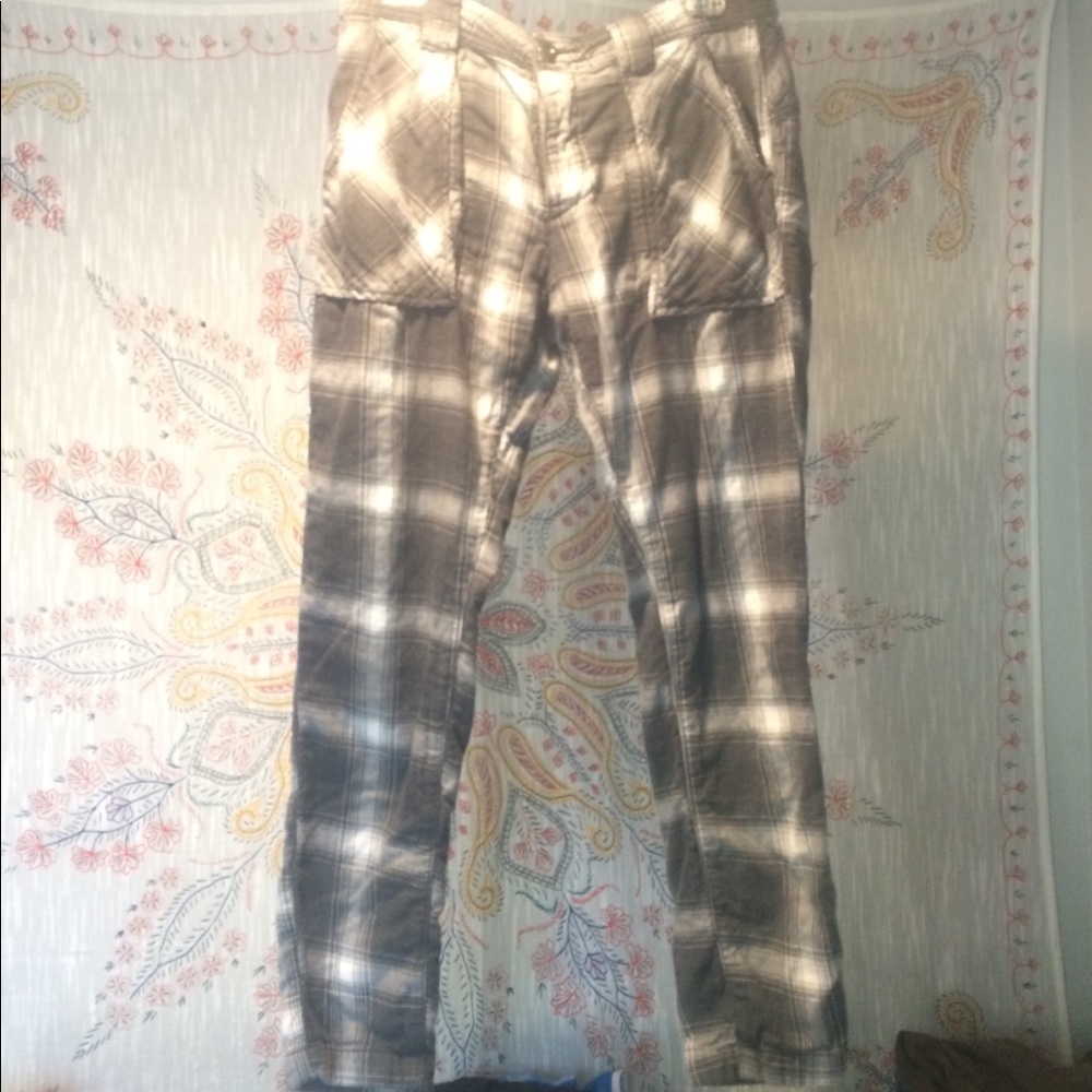 Free people flannel pants