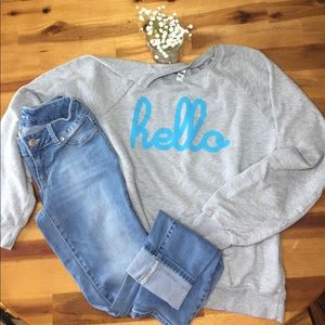 HELLO sweatshirt