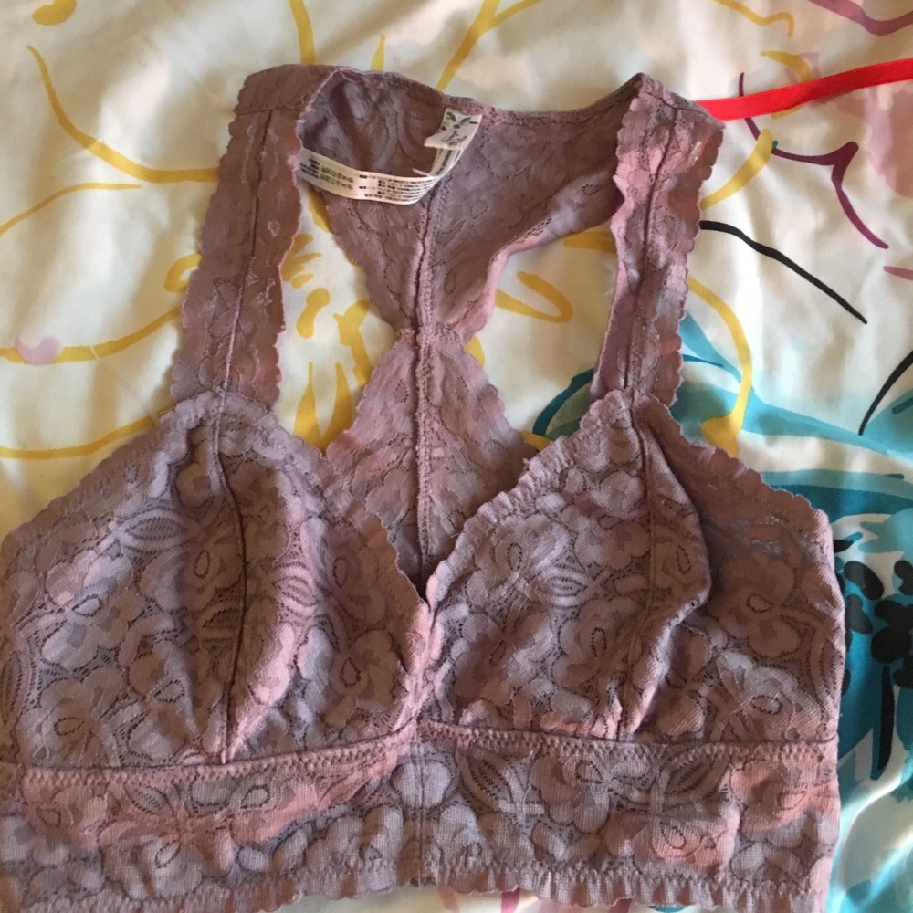 NWOT Free People Gallon Lace Racer Back Bralette