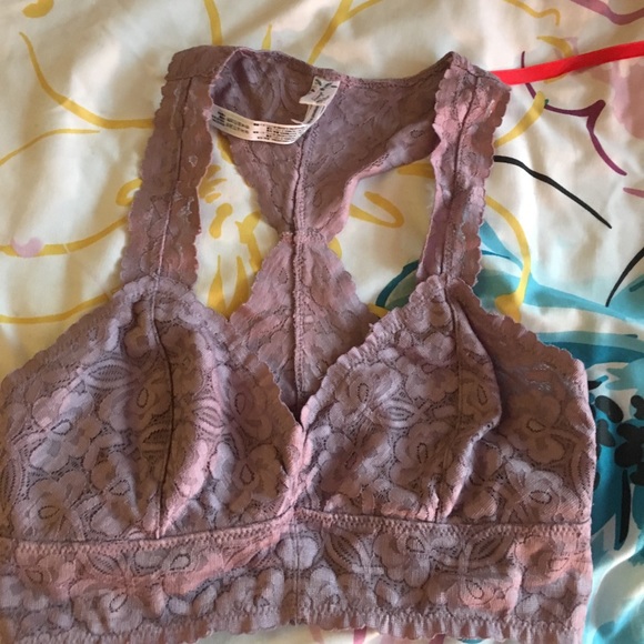 NWOT Free People Gallon Lace Racer Back Bralette - Picture 1 of 1