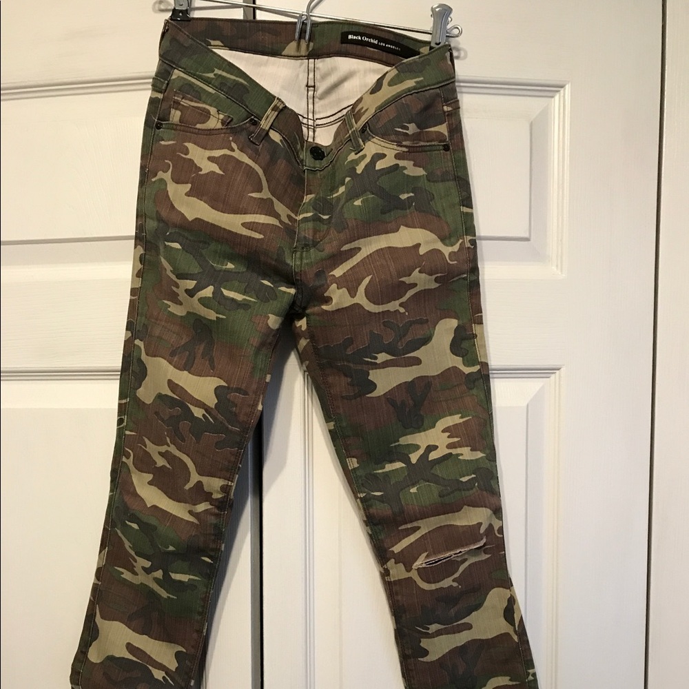 Black orchid Camo jeans