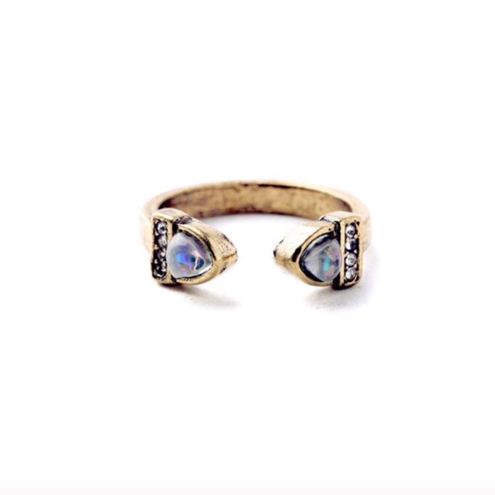 Jewelry | Open cuff opal ring - Picture 2 of 4