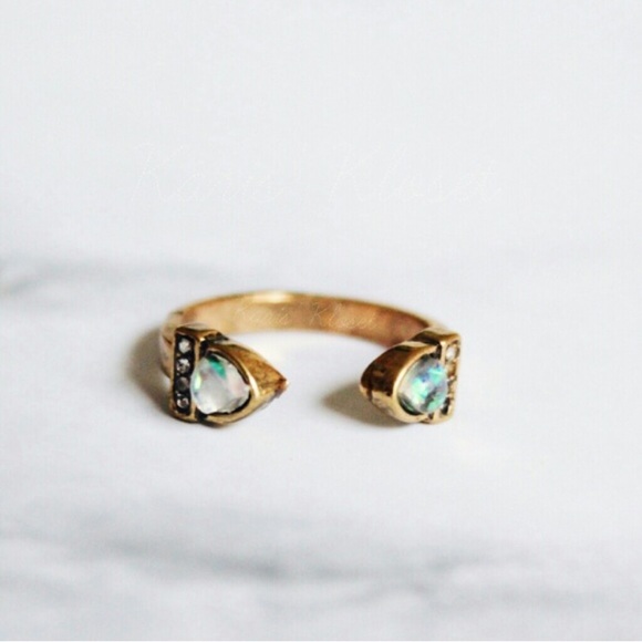 Jewelry | Open cuff opal ring - Picture 4 of 4