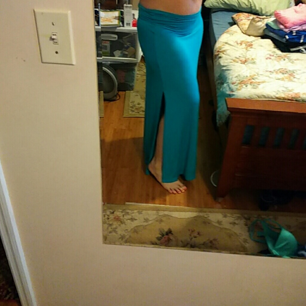 Charlotte Russe double slit maxi skirt