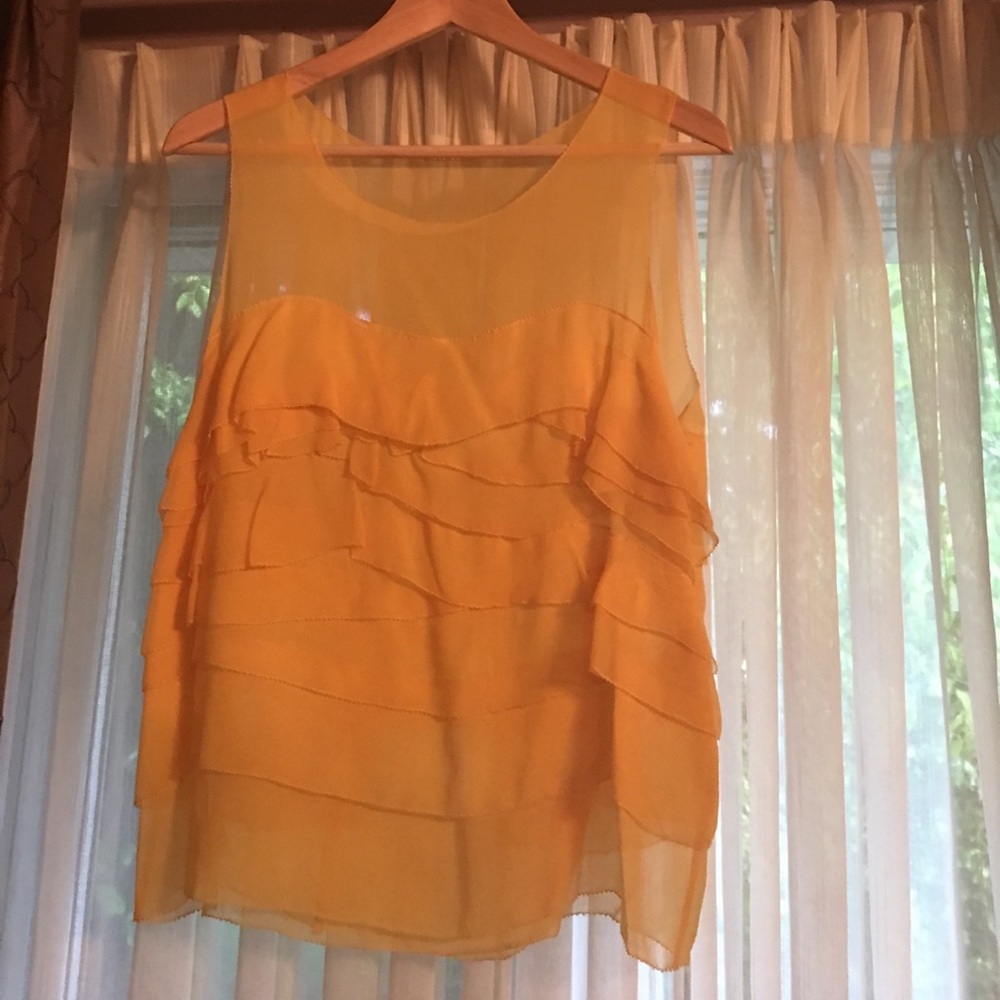 3.1 Phillip lim silk blouse top yellow