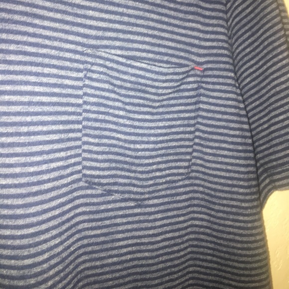 Men's Navy Striped Tee - Picture 3 of 3