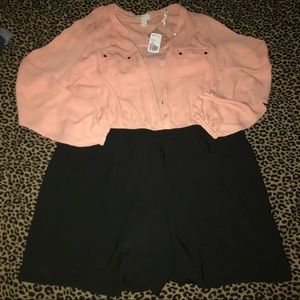 🎈NWT🎈 Forever21 two tone plus size romper size3x