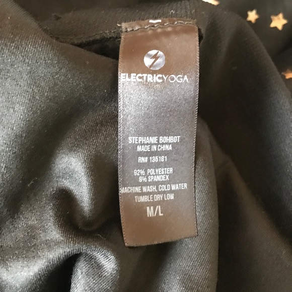 Electric yoga Star leggings new no tags - Picture 6 of 6