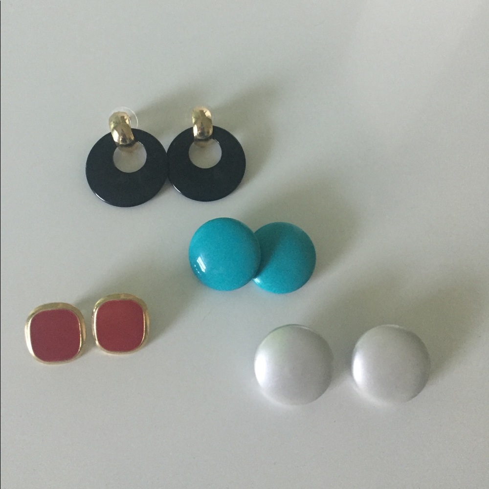 Retro Earring Four Pack