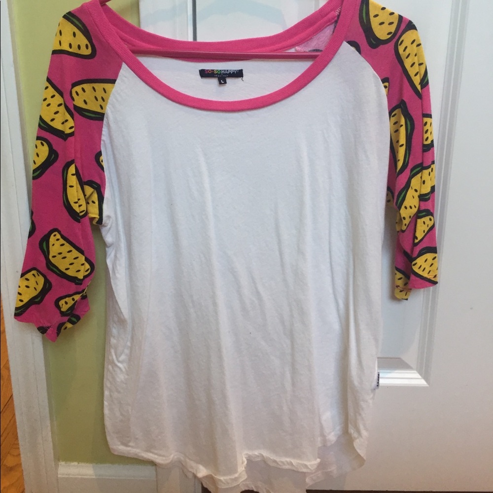 Baseball Tee with TACOS!