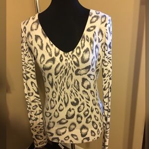 Express Animal Print Sweater