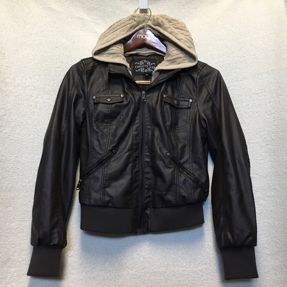 Faux Leather Jacket