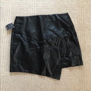 NWT Nasty Gal leather skirt!
