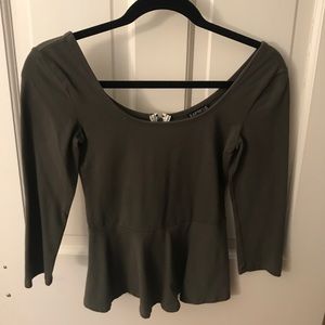 Peplum Top
