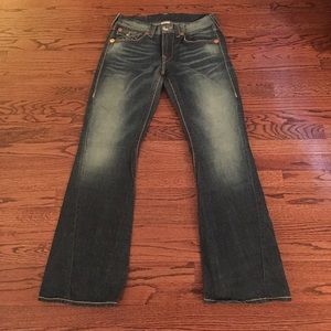 Like NEW- Men's True Religion Boot Cut Jeans