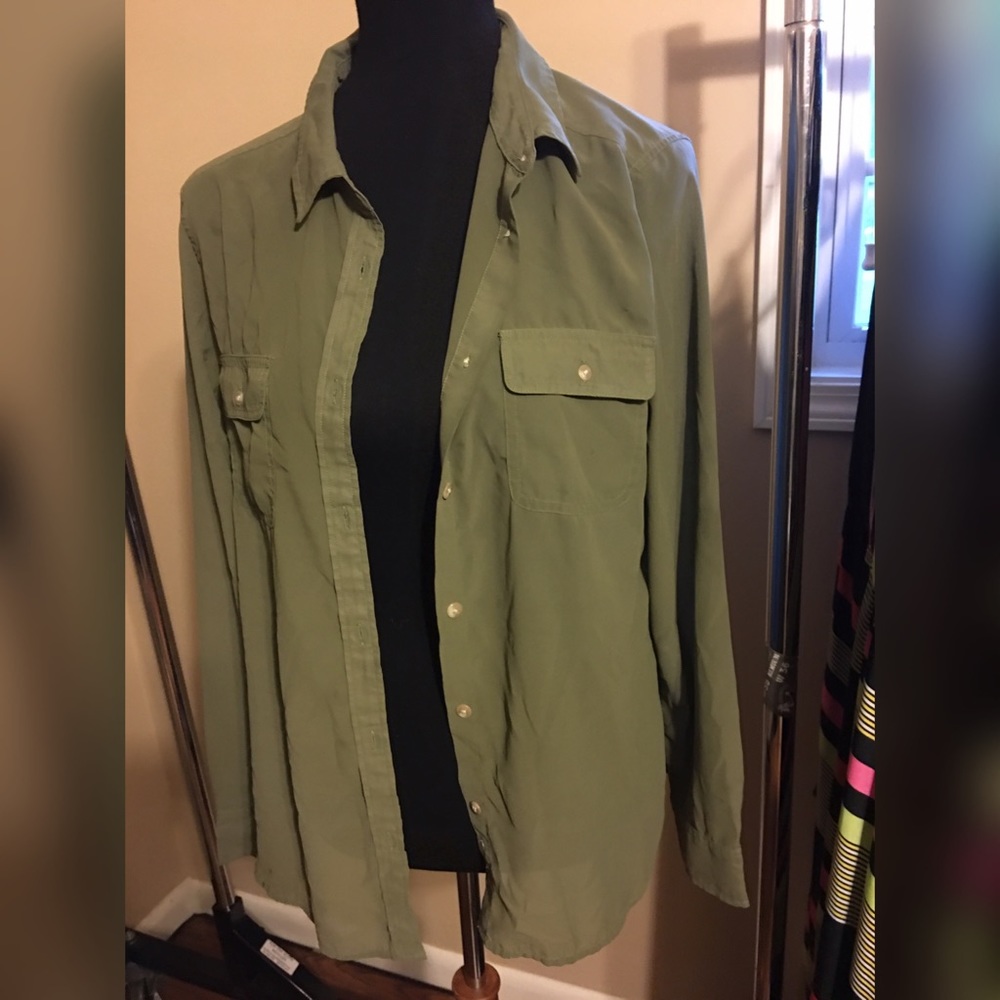 Sheer Button Up