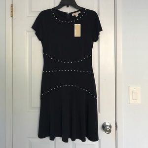 Brand new Michael Kors Navy blue studded dress
