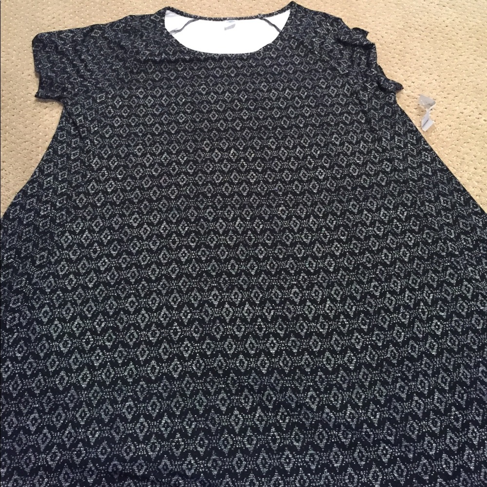 Old Navy Black Patterned Dress