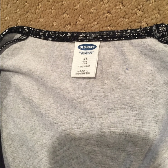 Old Navy Black Patterned Dress - Picture 2 of 2