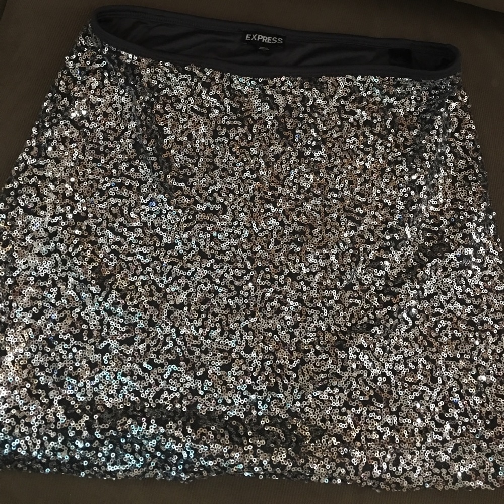 express sequin skirt!