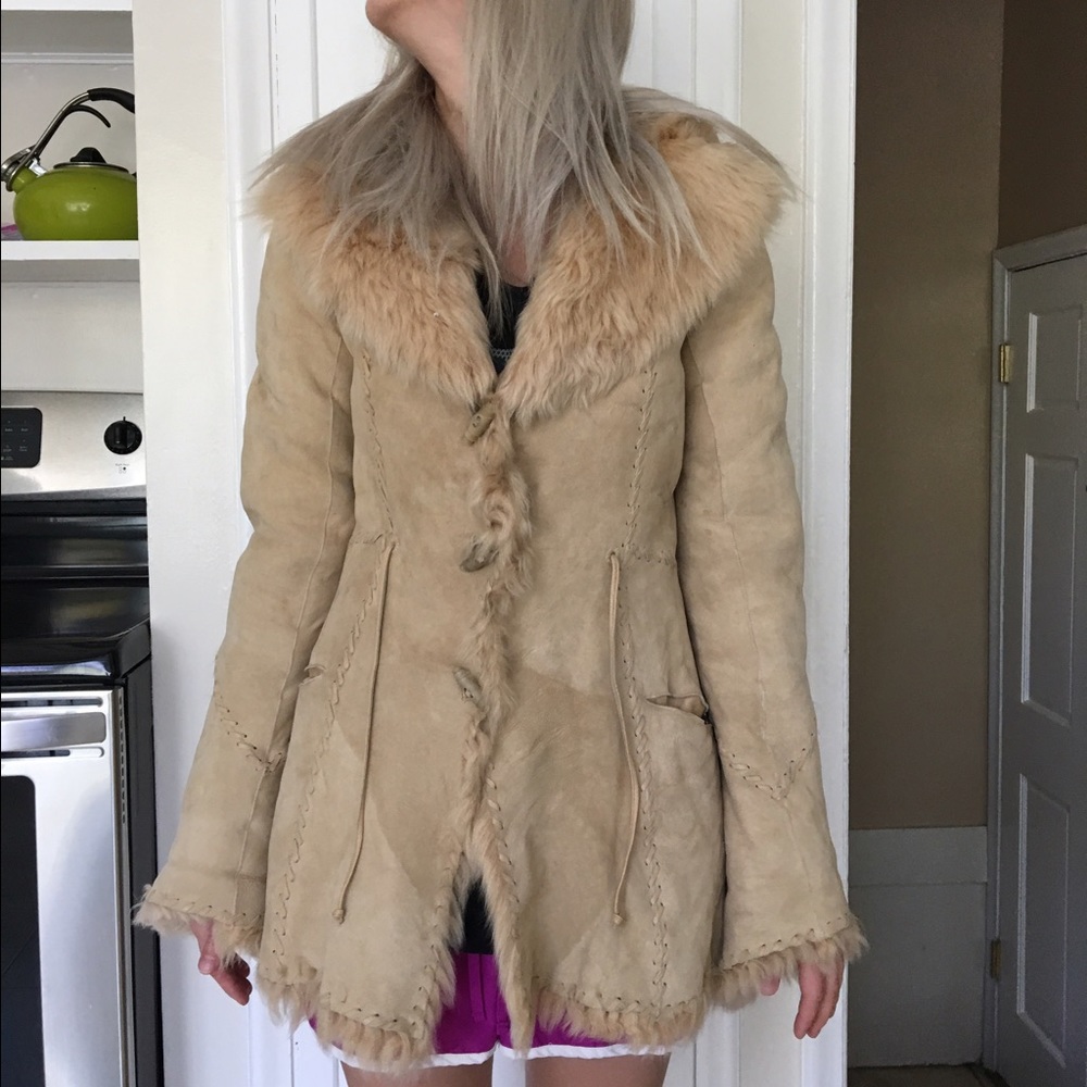 Donald Pliner fur coat