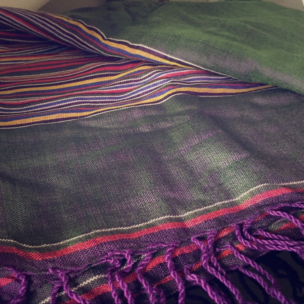 Hand-woven scarf from Afghanistan