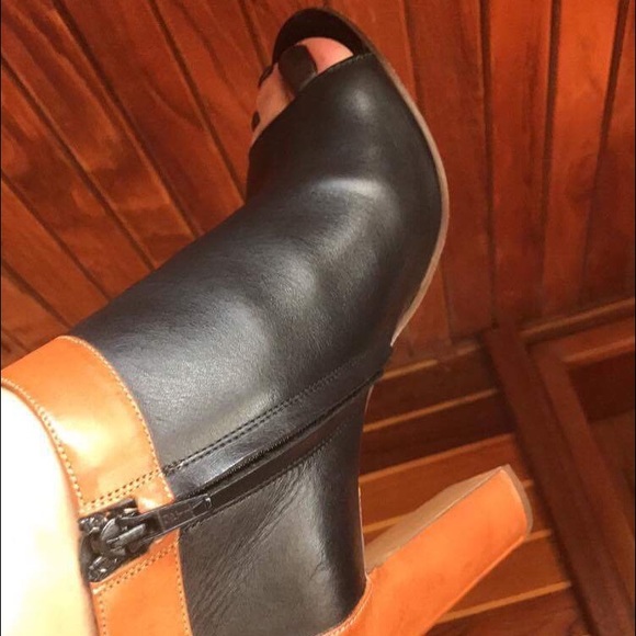 Chloe colorblock peep toe booties 41 - Picture 8 of 8