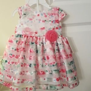Marmellata

Baby Girls' Pink Floral Striped Party