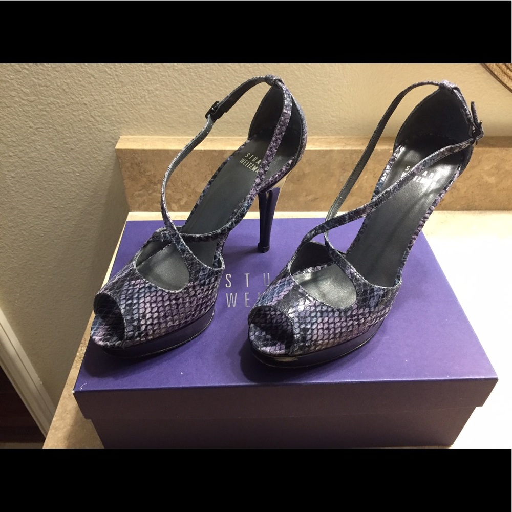 Stuart Weitzman Purple Heels