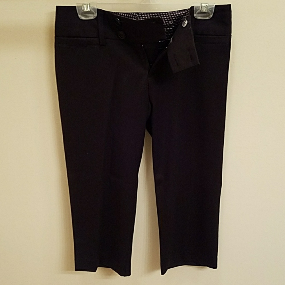 Black Dress Capri Pants