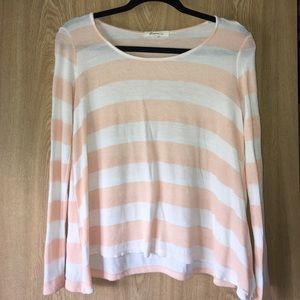 Forever 21, small, striped, long sleeved sweater.