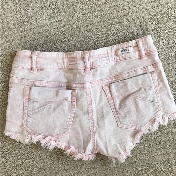 Brandy Melville pink denim shorts! - Picture 2 of 2